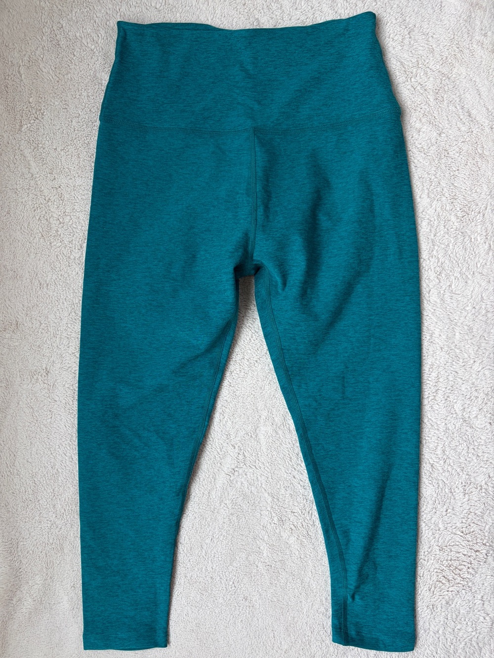 Beyond Yoga Teal Cropped Leggings Women Size XL